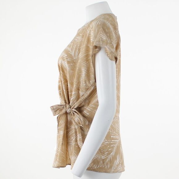 Michael Michael Kors Printed Wrap Top - Picture 4 of 5